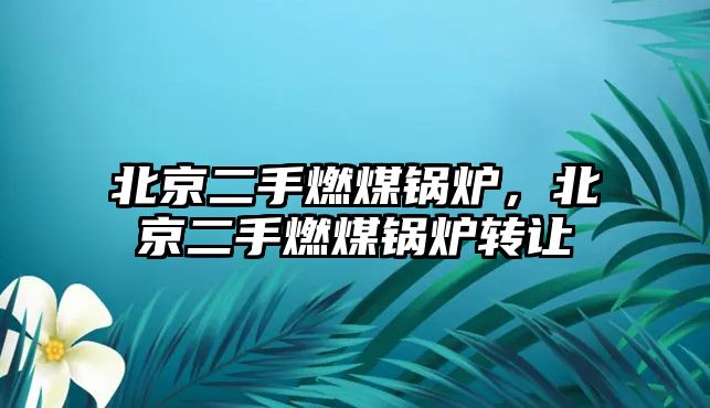 北京二手燃煤鍋爐，北京二手燃煤鍋爐轉(zhuǎn)讓