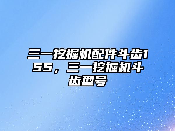 三一挖掘機配件斗齒155，三一挖掘機斗齒型號