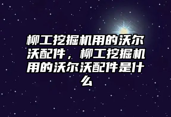 柳工挖掘機用的沃爾沃配件，柳工挖掘機用的沃爾沃配件是什么