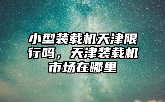 小型裝載機天津限行嗎，天津裝載機市場在哪里