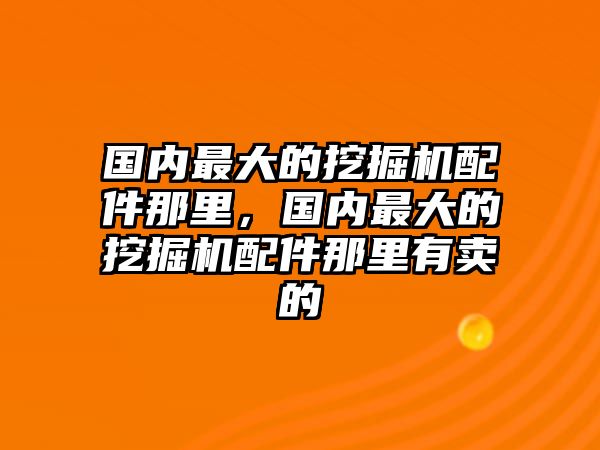 國內(nèi)最大的挖掘機(jī)配件那里，國內(nèi)最大的挖掘機(jī)配件那里有賣的