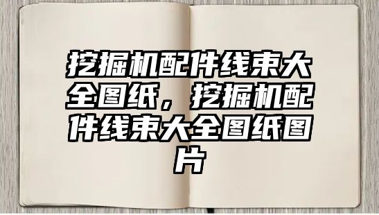 挖掘機配件線束大全圖紙，挖掘機配件線束大全圖紙圖片