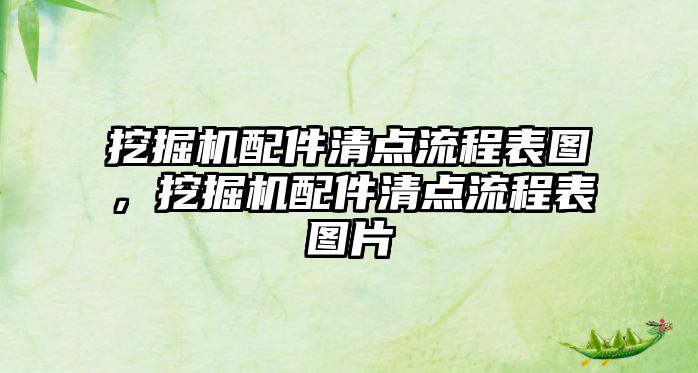 挖掘機(jī)配件清點(diǎn)流程表圖，挖掘機(jī)配件清點(diǎn)流程表圖片