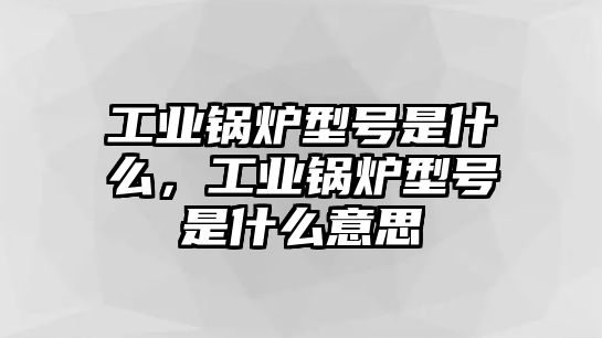 工業(yè)鍋爐型號是什么，工業(yè)鍋爐型號是什么意思