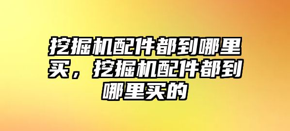 挖掘機(jī)配件都到哪里買，挖掘機(jī)配件都到哪里買的