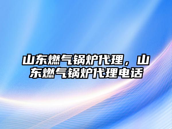 山東燃氣鍋爐代理，山東燃氣鍋爐代理電話