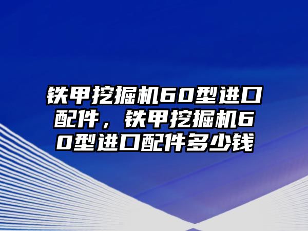 鐵甲挖掘機60型進口配件，鐵甲挖掘機60型進口配件多少錢