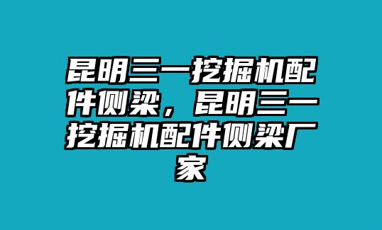 昆明三一挖掘機(jī)配件側(cè)梁，昆明三一挖掘機(jī)配件側(cè)梁廠家