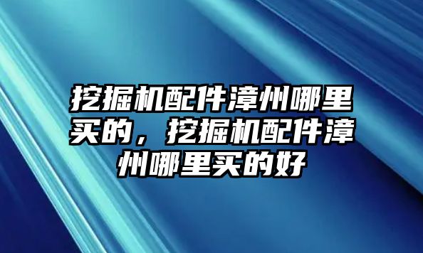 挖掘機(jī)配件漳州哪里買的，挖掘機(jī)配件漳州哪里買的好