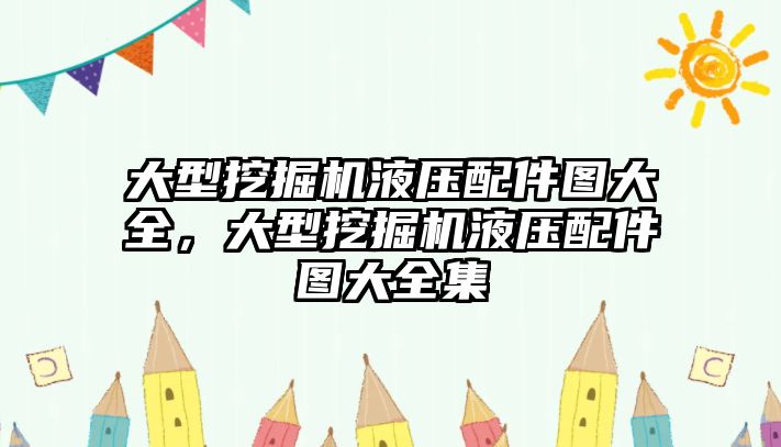 大型挖掘機液壓配件圖大全，大型挖掘機液壓配件圖大全集