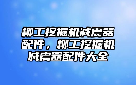 柳工挖掘機減震器配件，柳工挖掘機減震器配件大全