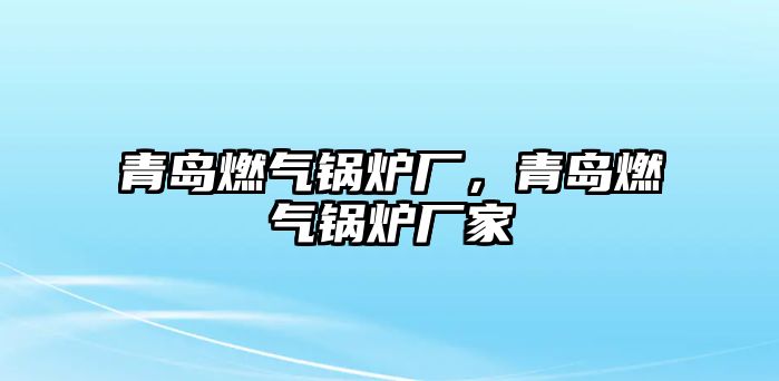 青島燃?xì)忮仩t廠，青島燃?xì)忮仩t廠家