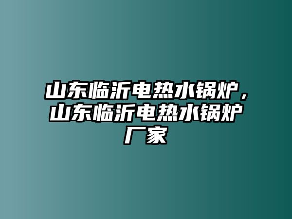 山東臨沂電熱水鍋爐，山東臨沂電熱水鍋爐廠家