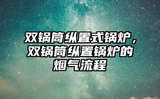 雙鍋筒縱置式鍋爐，雙鍋筒縱置鍋爐的煙氣流程