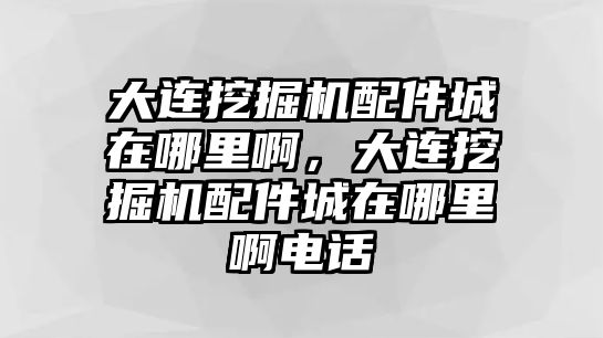 大連挖掘機(jī)配件城在哪里啊，大連挖掘機(jī)配件城在哪里啊電話