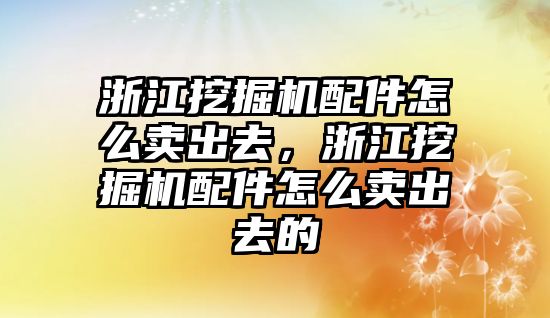 浙江挖掘機(jī)配件怎么賣出去，浙江挖掘機(jī)配件怎么賣出去的