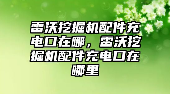 雷沃挖掘機配件充電口在哪，雷沃挖掘機配件充電口在哪里