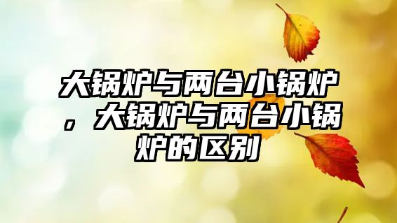 大鍋爐與兩臺(tái)小鍋爐，大鍋爐與兩臺(tái)小鍋爐的區(qū)別