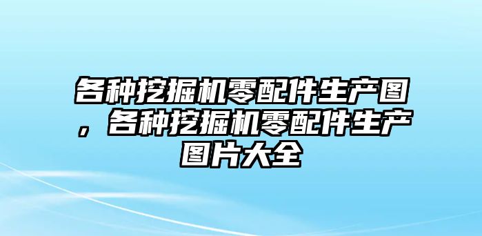 各種挖掘機零配件生產(chǎn)圖，各種挖掘機零配件生產(chǎn)圖片大全