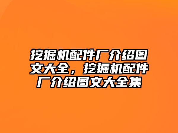 挖掘機(jī)配件廠介紹圖文大全，挖掘機(jī)配件廠介紹圖文大全集