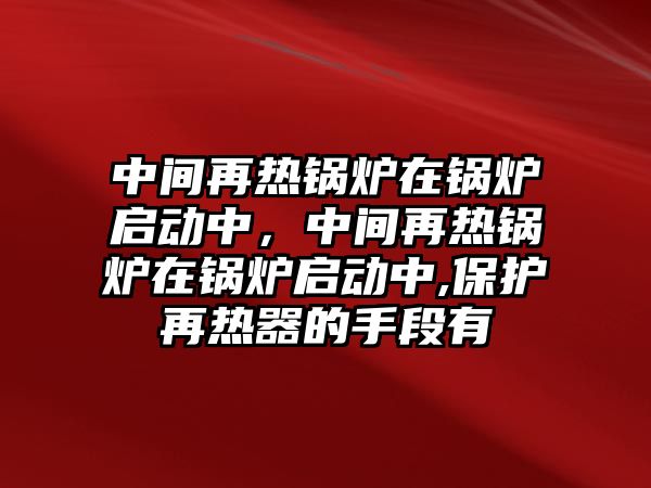 中間再熱鍋爐在鍋爐啟動(dòng)中，中間再熱鍋爐在鍋爐啟動(dòng)中,保護(hù)再熱器的手段有