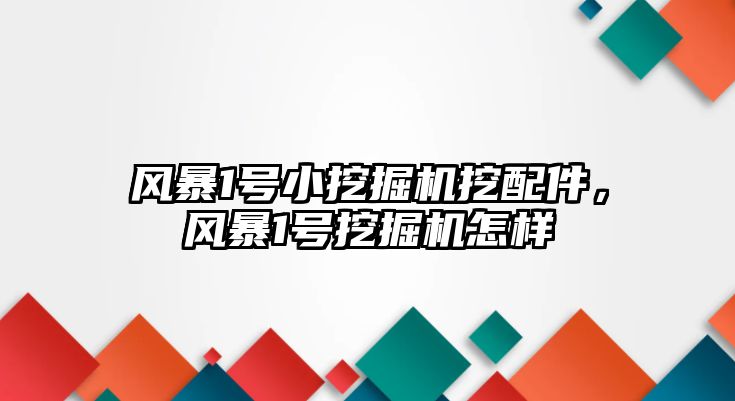 風(fēng)暴1號(hào)小挖掘機(jī)挖配件，風(fēng)暴1號(hào)挖掘機(jī)怎樣