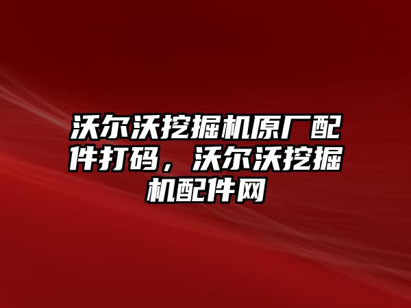 沃爾沃挖掘機原廠配件打碼，沃爾沃挖掘機配件網(wǎng)