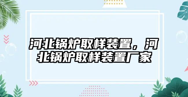 河北鍋爐取樣裝置，河北鍋爐取樣裝置廠家