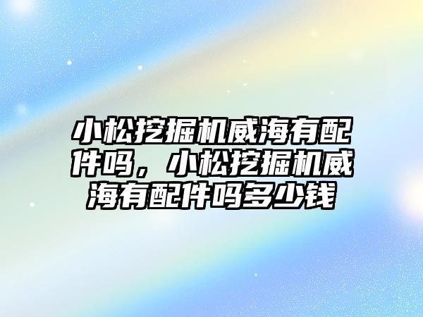 小松挖掘機威海有配件嗎，小松挖掘機威海有配件嗎多少錢