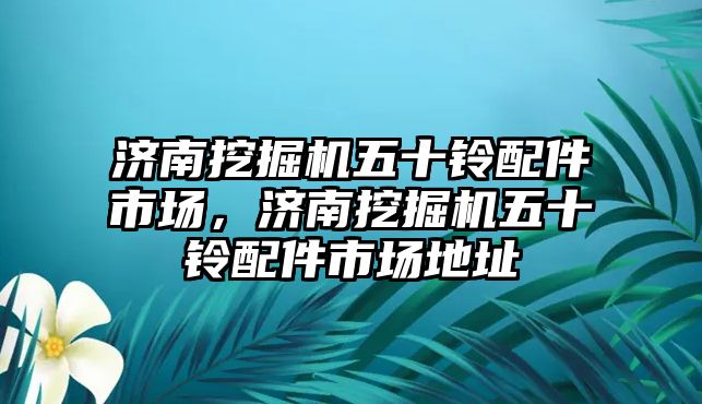 濟(jì)南挖掘機五十鈴配件市場，濟(jì)南挖掘機五十鈴配件市場地址