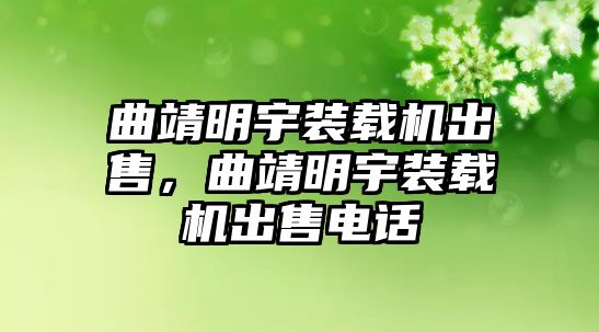 曲靖明宇裝載機(jī)出售，曲靖明宇裝載機(jī)出售電話