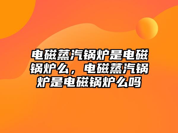 電磁蒸汽鍋爐是電磁鍋爐么，電磁蒸汽鍋爐是電磁鍋爐么嗎