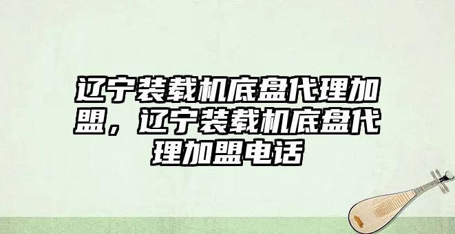 遼寧裝載機(jī)底盤代理加盟，遼寧裝載機(jī)底盤代理加盟電話