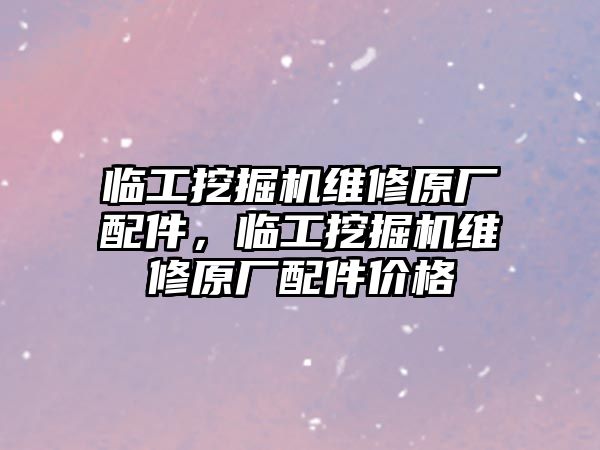 臨工挖掘機維修原廠配件，臨工挖掘機維修原廠配件價格