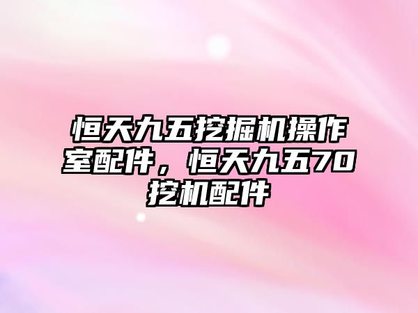 恒天九五挖掘機操作室配件，恒天九五70挖機配件