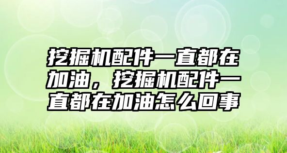 挖掘機(jī)配件一直都在加油，挖掘機(jī)配件一直都在加油怎么回事