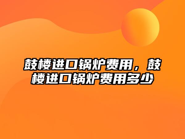 鼓樓進口鍋爐費用，鼓樓進口鍋爐費用多少