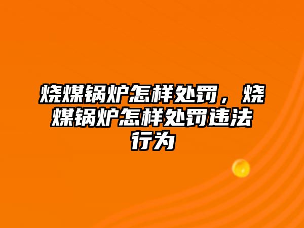 燒煤鍋爐怎樣處罰，燒煤鍋爐怎樣處罰違法行為