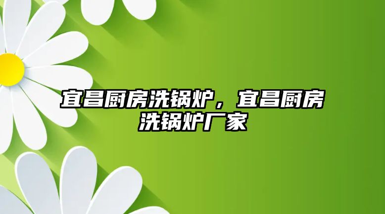 宜昌廚房洗鍋爐，宜昌廚房洗鍋爐廠家