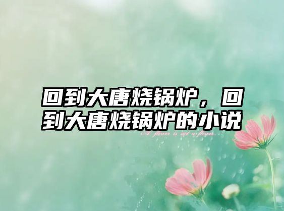 回到大唐燒鍋爐，回到大唐燒鍋爐的小說