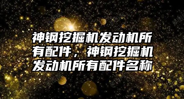 神鋼挖掘機發(fā)動機所有配件，神鋼挖掘機發(fā)動機所有配件名稱