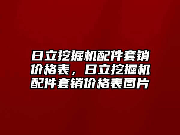 日立挖掘機(jī)配件套銷價格表，日立挖掘機(jī)配件套銷價格表圖片