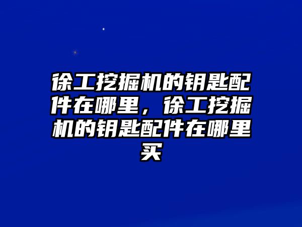 徐工挖掘機(jī)的鑰匙配件在哪里，徐工挖掘機(jī)的鑰匙配件在哪里買