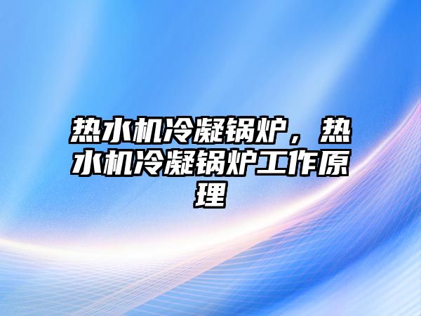 熱水機(jī)冷凝鍋爐，熱水機(jī)冷凝鍋爐工作原理