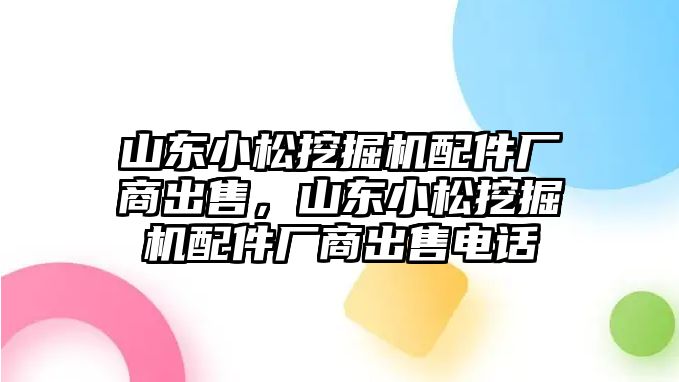 山東小松挖掘機(jī)配件廠商出售，山東小松挖掘機(jī)配件廠商出售電話