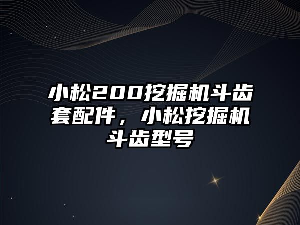 小松200挖掘機(jī)斗齒套配件，小松挖掘機(jī)斗齒型號(hào)