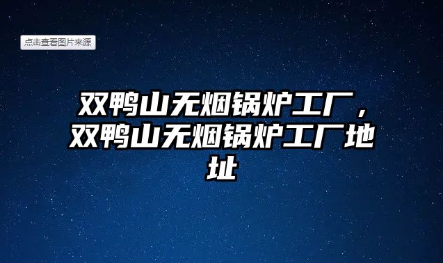 雙鴨山無煙鍋爐工廠，雙鴨山無煙鍋爐工廠地址