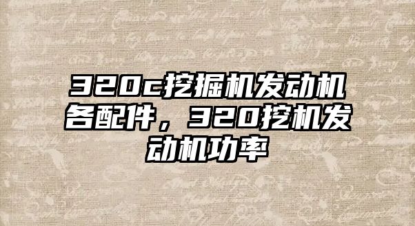 320c挖掘機發(fā)動機各配件，320挖機發(fā)動機功率