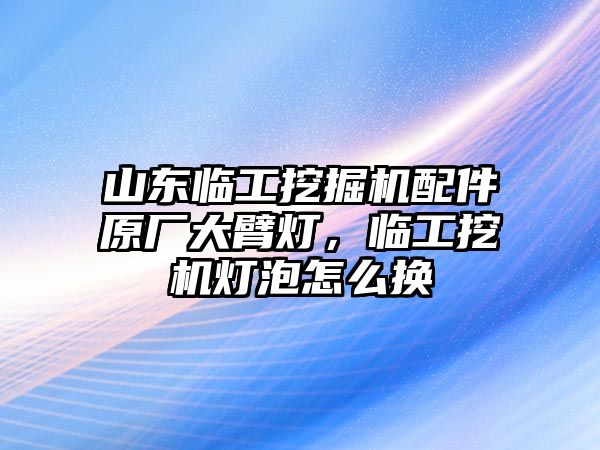 山東臨工挖掘機(jī)配件原廠大臂燈，臨工挖機(jī)燈泡怎么換