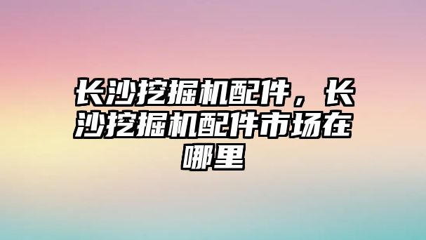 長沙挖掘機配件，長沙挖掘機配件市場在哪里